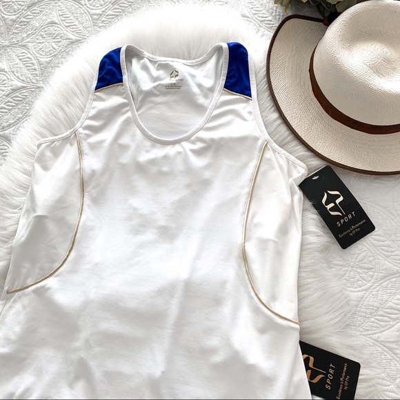 NWTExcellence & Performance By EP Pro Royal Blue Top Size Large / Skort Size 8 - Picture 2 of 16